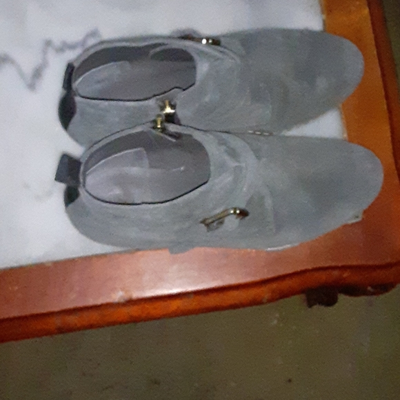 Franco Sarto suede wedge booties like new sz 7 - Picture 3 of 5